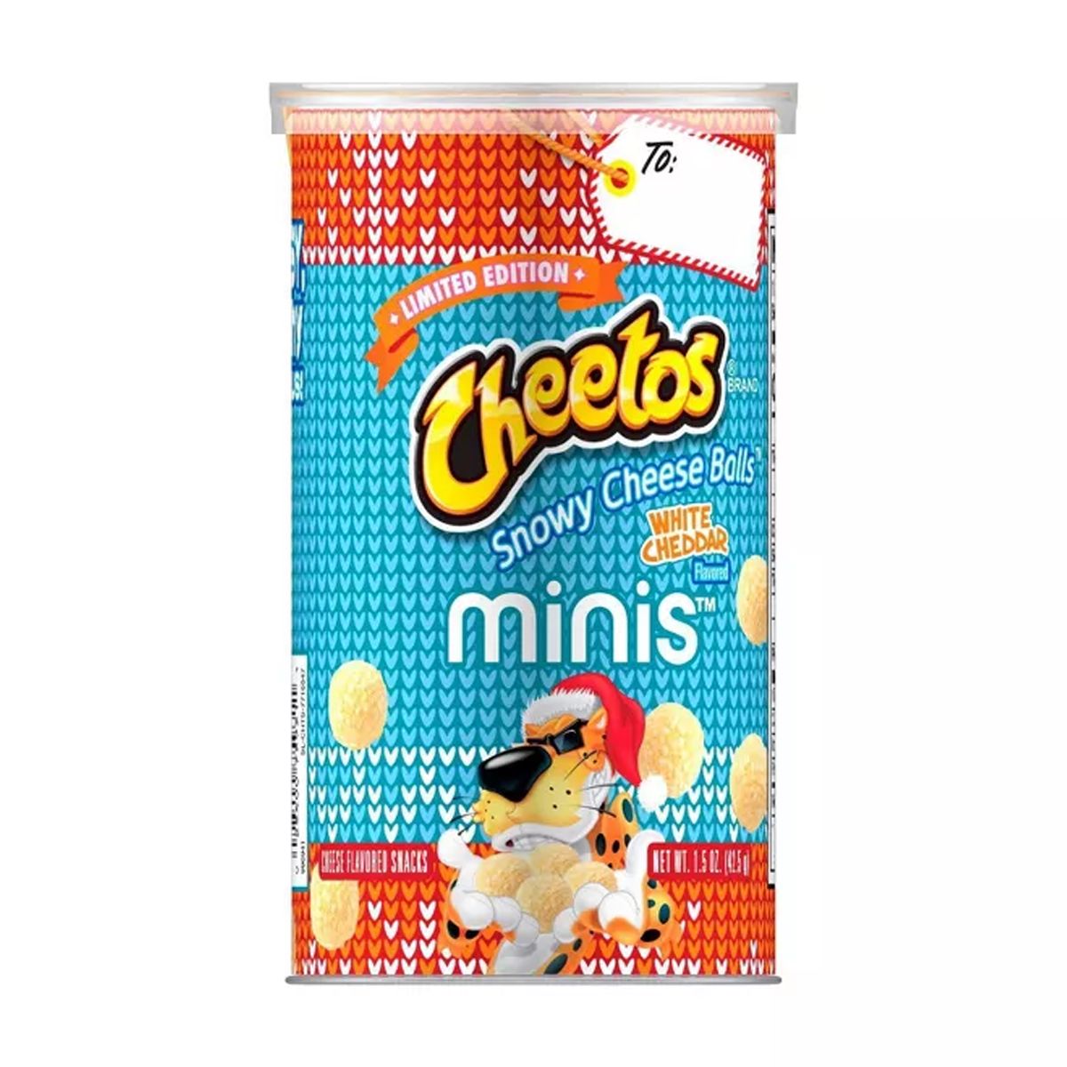 Cheetos Snowy Cheese Balls White Cheddar Minis – 42.5g