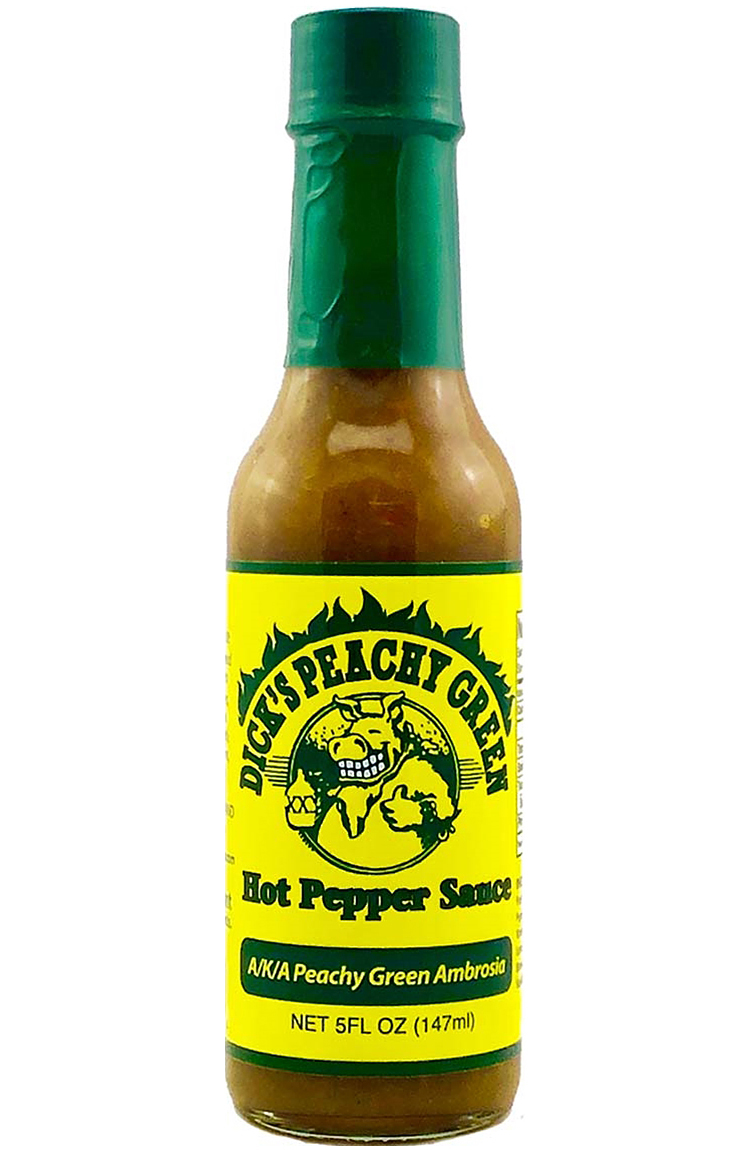 Dirty Dick’s Peachy Green Hot Pepper Sauce