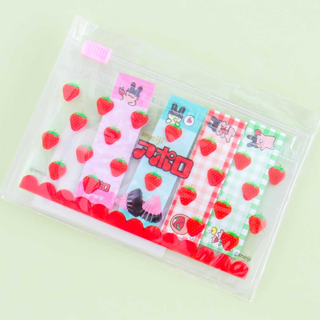 Apollo Strawberry Chocolate Sticky Notes Set