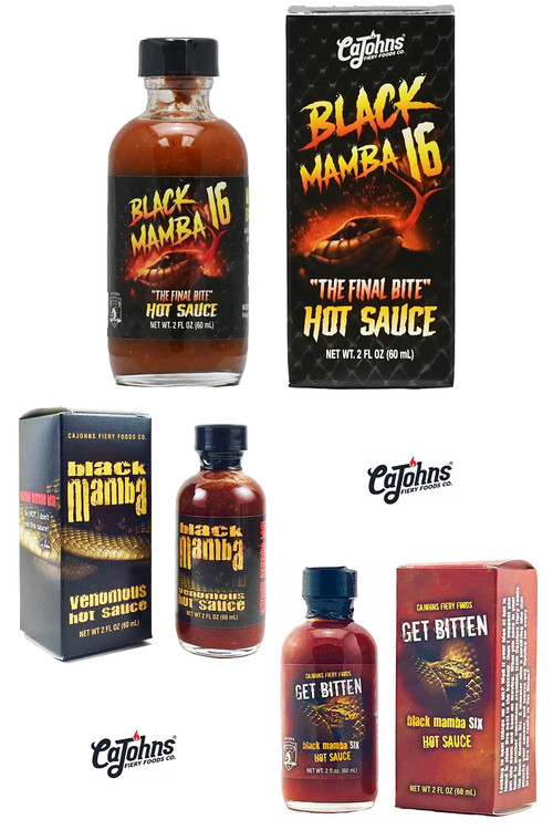 CaJohn’s Black Mamba Ultimate Fatal Bite Gift Set, 3/2oz.