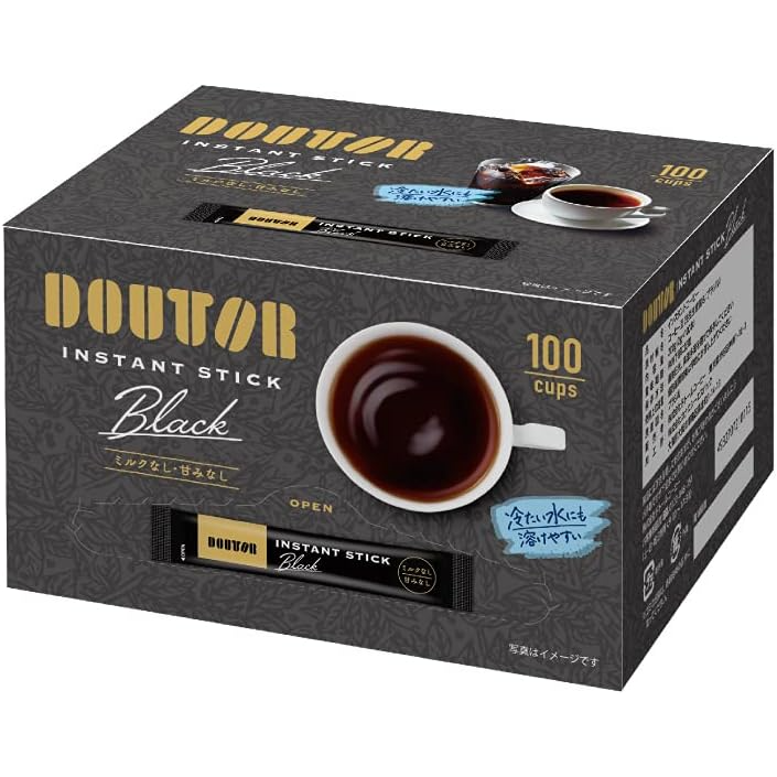 Doutor Stick Coffee DT Instant S Black AG 2g×100 Packs Made in Japan – Tokyo Sakura Mall