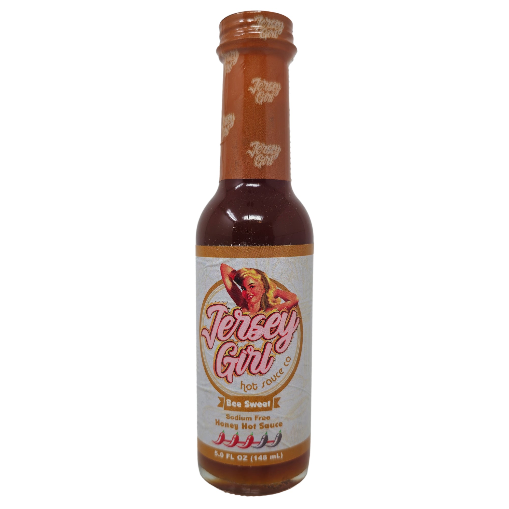 Jersey Girl Bee Sweet Hot Sauce Sodium Free – 5oz.