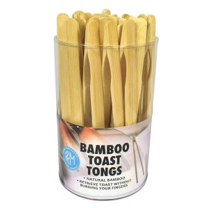 R&M International – Bamboo Toast Tongs