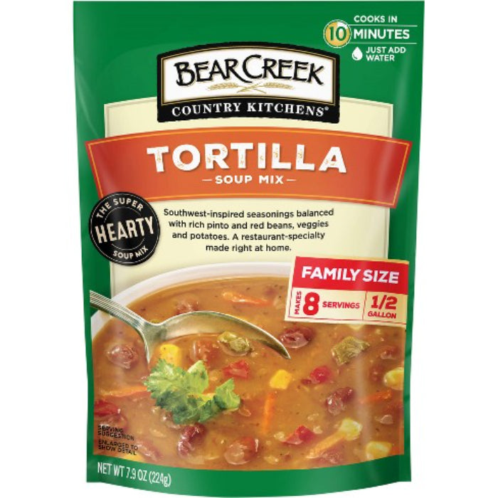 Bear Creek – Soup Mix Tortilla, 7.9 oz – Pack of 6