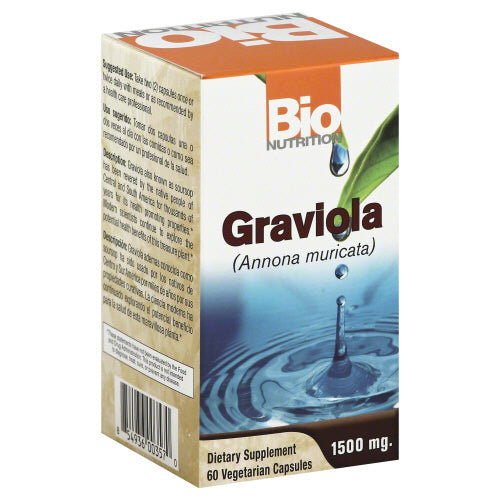 Bio Nutrition – Graviola, 60 Vegetable Capsules (Pack of 1)
