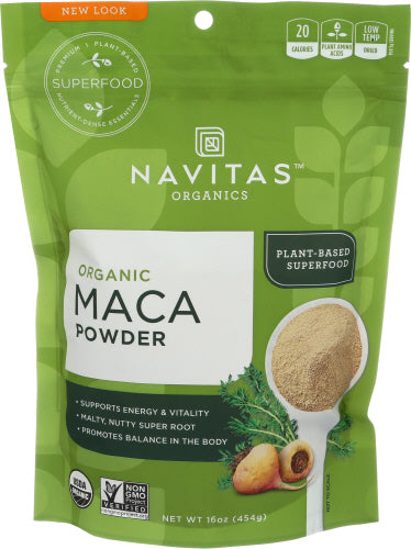 NAVITAS – MACA POWDER ORG 16 OZ – Pack of 1