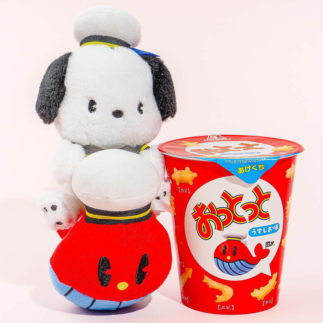 Ottotto x Sanrio Characters Plushie Charm & Crackers – Pochacco