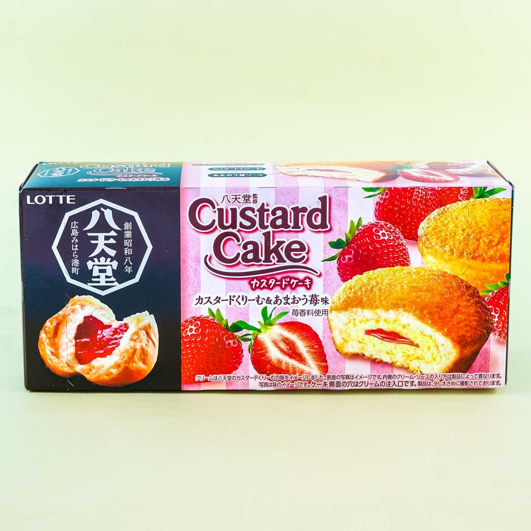 Lotte Hattendo Custard Cake – Amaou Strawberry