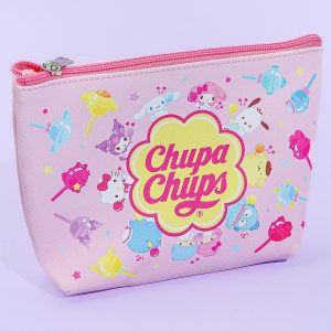 Sanrio Characters x Chupa Chups Cosmetic Pouch – Pink