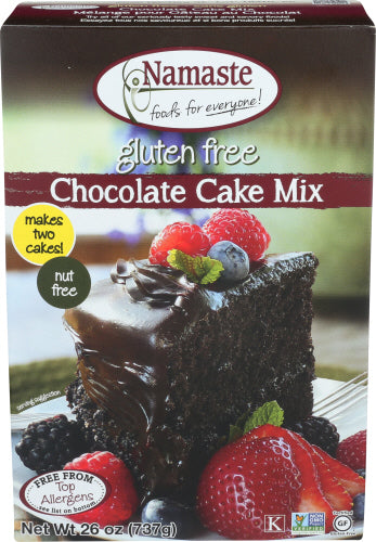 Namaste Foods – Chocolate Cake Mix, 26 Oz | Pack Of 6