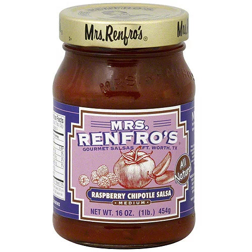 Mrs. Renfro’s Salsa Raspberry Chipotle 16 Oz – Pack of 6
