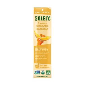 Solely – Fruit Jerky Banana Organic , 0.8 oz | Pack of 12