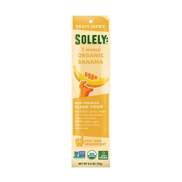 Solely – Fruit Jerky Banana Organic , 0.8 oz | Pack of 12