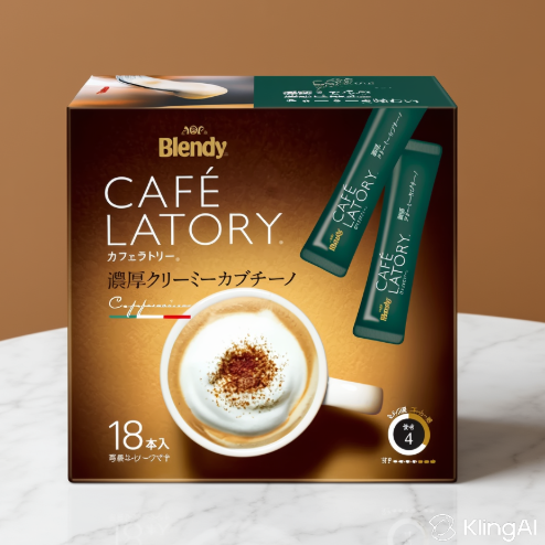 AGF Blendy Cafe Ratory Thick Creamy Cappuccino 18 Stick x 3 Boxes Stick Coffee Made in JAPAN – Tokyo Sakura Mall