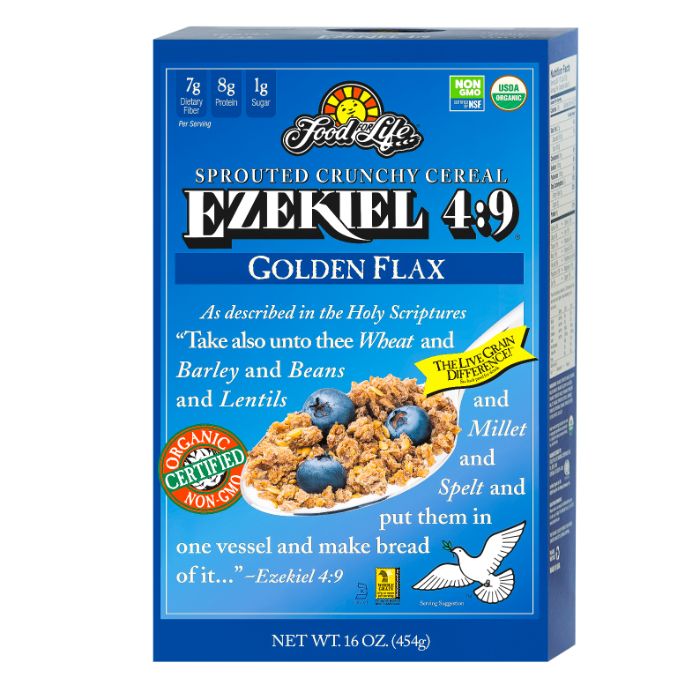Food For Life – Cereal Ezekiel Golden Flax Organic, 16 oz | Pack of 6