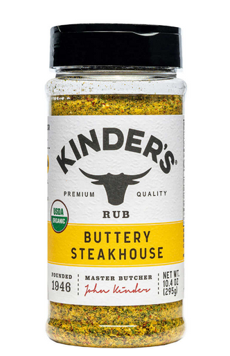 Kinder’s Organic Buttery Steakhouse Rub, 10.4 oz.