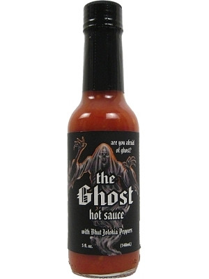 The Ghost Hot Sauce w/ Bhut Jolokia Pepper, 5oz.