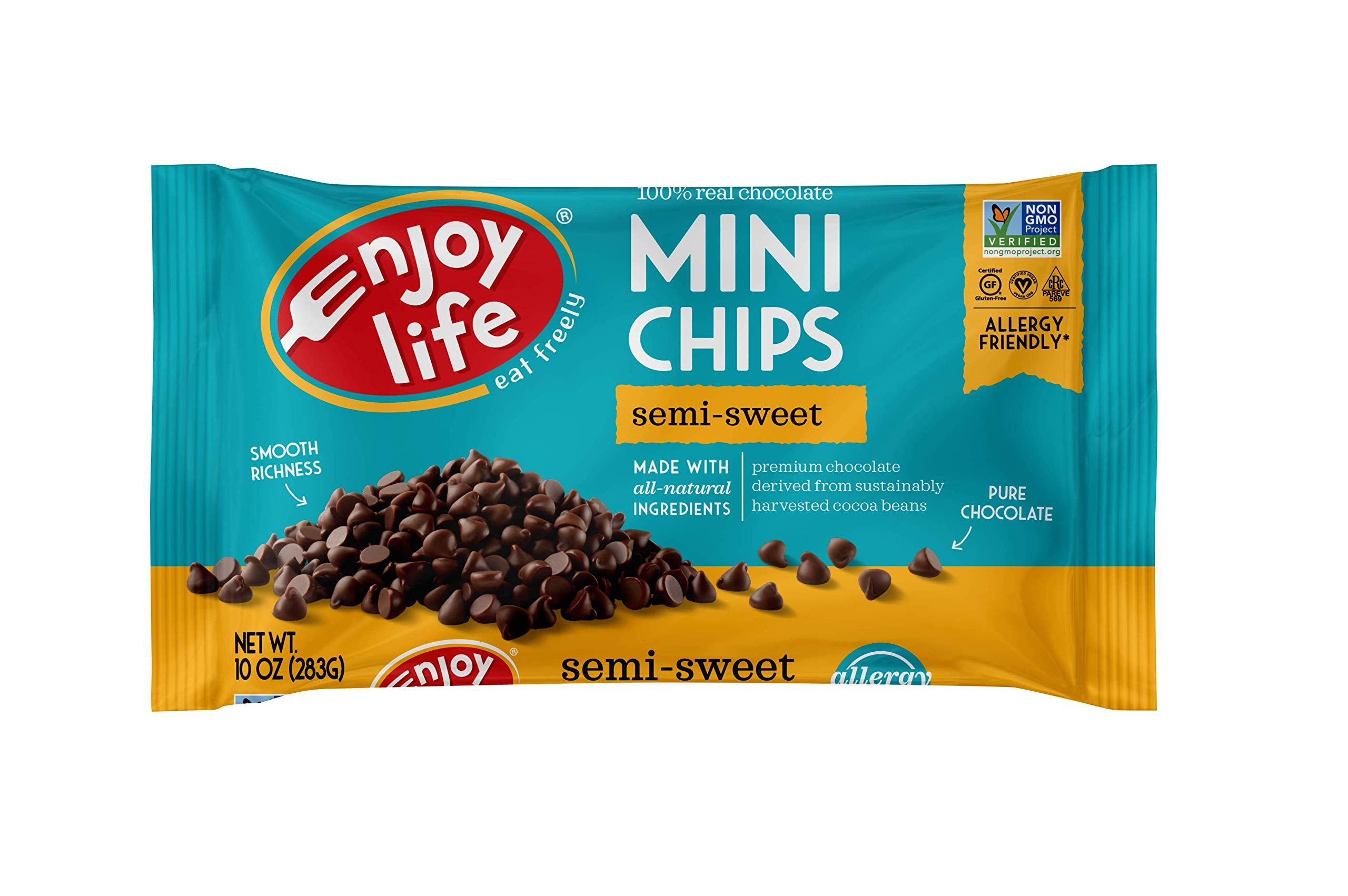 Enjoy Life Semi-Sweet Chocolate Chips – Allergen-Free, Vegan