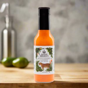 Queen Majesty Hot Sauce – 5 oz. Scotch Bonnet & Ginger Hot Sauce