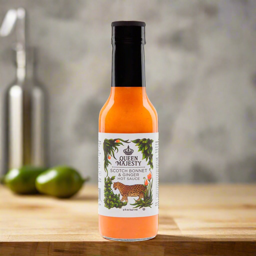 Queen Majesty Hot Sauce – 5 oz. Scotch Bonnet & Ginger Hot Sauce