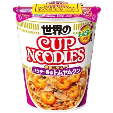 Nissin “Cup Noodle, Tom Yam Kung flavor” Japanese Instant Ramen, 75g