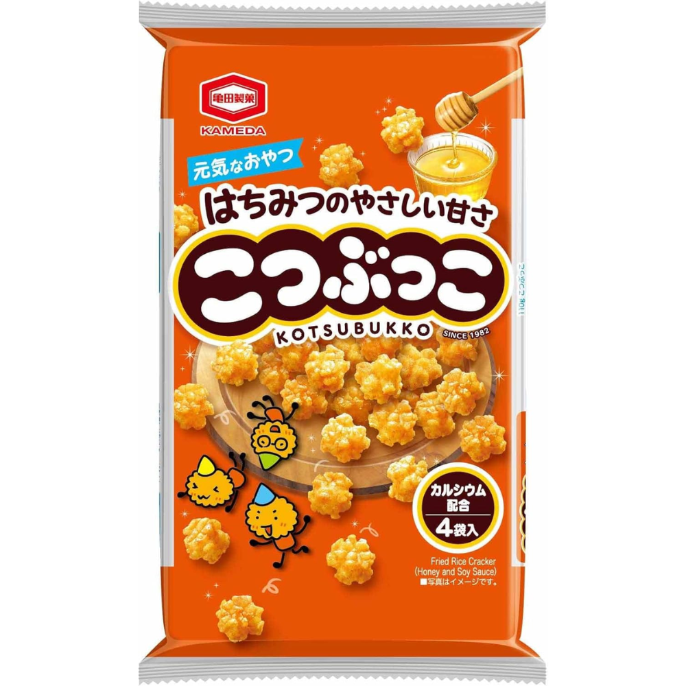 Kameda Seika Kotsubukko Honey Soy Sauce Rice Crackers 100g – Made in JAPAN – Tokyo Sakura Mall