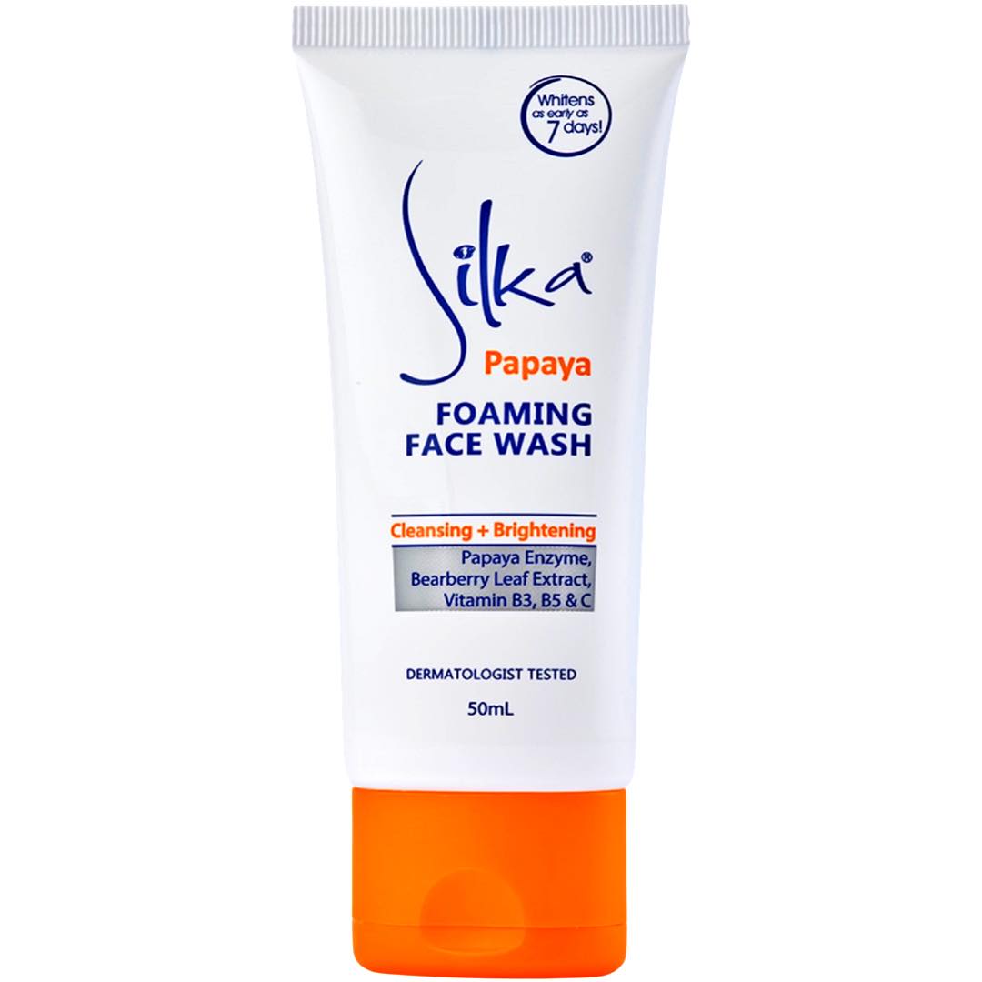 Silka – Foaming Face Wash – Papaya – Cleansing + Brightening – 50 ML