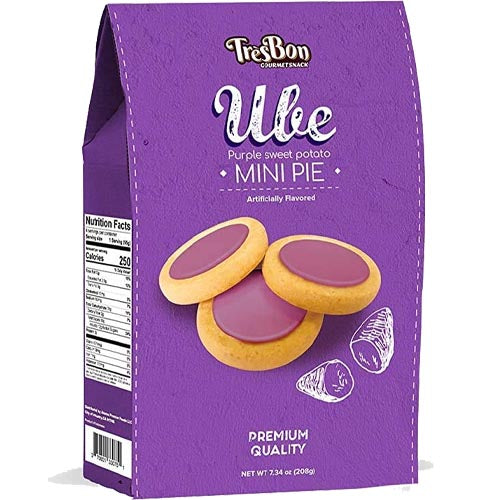 TresBon – UBE – Mini Pie – Premium Quality – 208 G