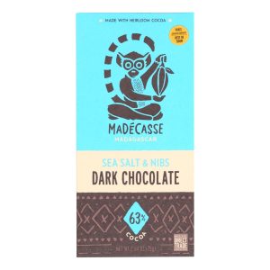 Beyond Good, Organic 63% Chocolate With Sea Salt And Nibs, 2.64 oz | P