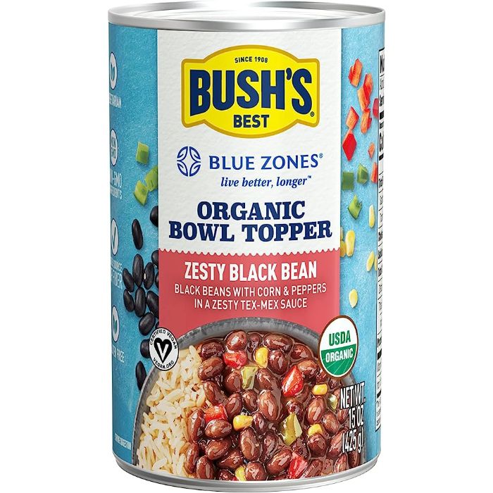 Bushs Best – Black Bean Zesty Topper, 15 OZ (Pack of 6)