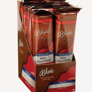 Asher’s Milk Chocolate Sugar Free Chocolate Bar