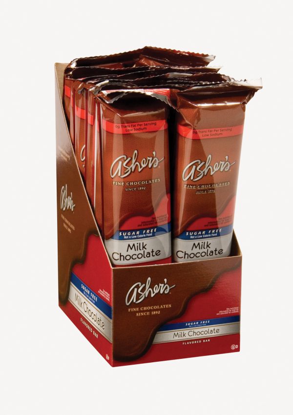 Asher’s Milk Chocolate Sugar Free Chocolate Bar