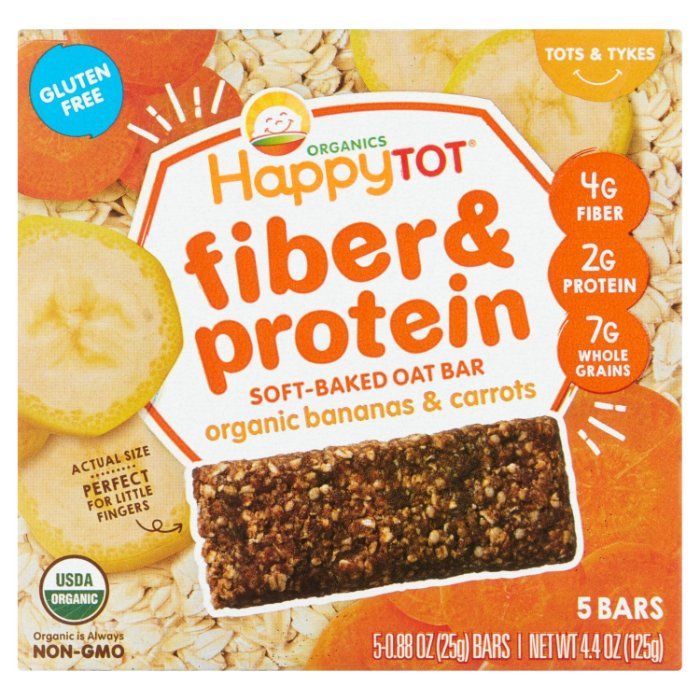 Happy Tot – Bar Oat Banana Carrots Org 4.4 Oz – Pack Of 6