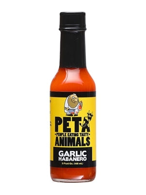 Hot Sauce PETA People Eating Tasty Animals 5 oz Heat 7