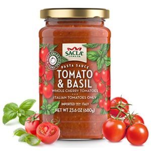 Sacla – Tomato Cherry & Basil, 24 Oz | Pack of 6