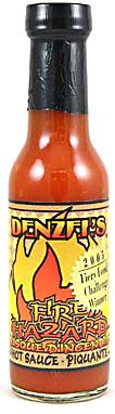 Denzel’s Fire Hazard Hot Sauce, 5oz.