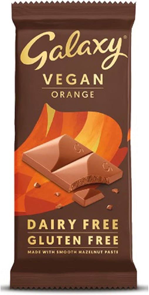 Galaxy – Vegan Chocolate Bar Smooth Orange, 100g