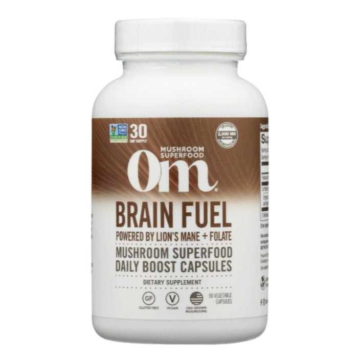 Om Mushrooms Brain Fuel Capsules 90 Capsules – Pack of 1