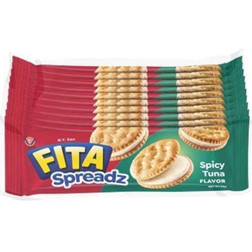 M.Y. San – Fita Spreadz – Cracker Sandwich – Spicy Tuna Flavor – 15 Pack – 375G