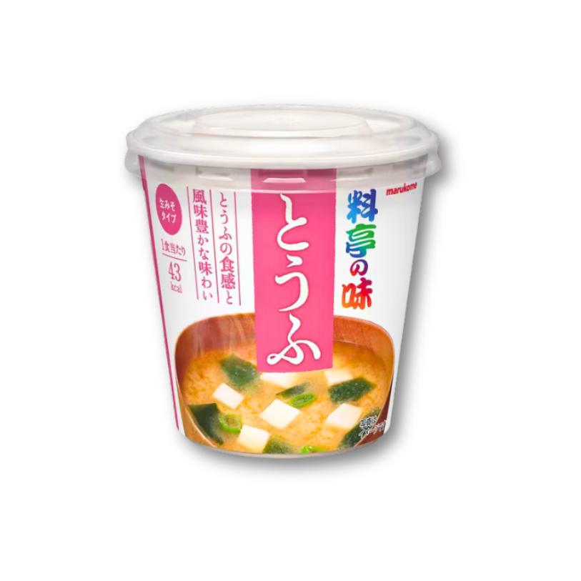 Marukome Cup Miso Soup – Tofu Flavor