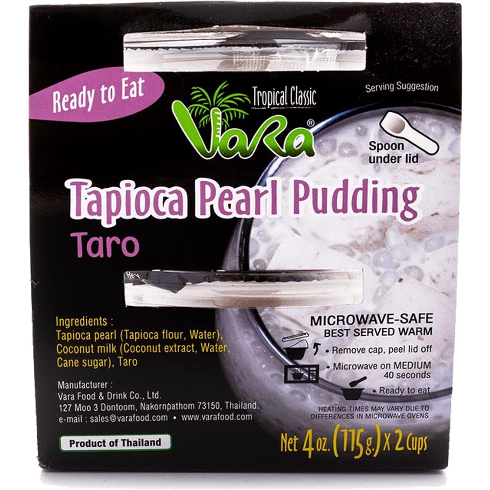 Vara – Tapioca Pearl Pudding – Taro – 2 Cups – 4 OZ