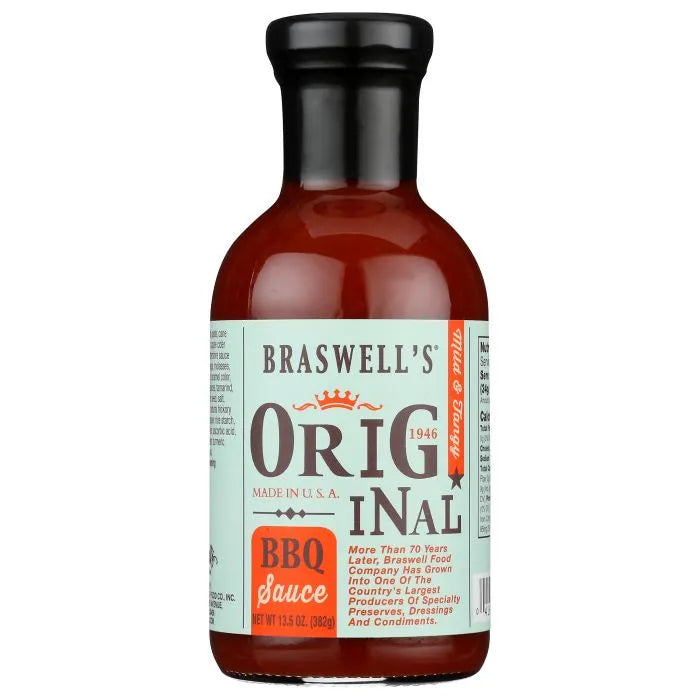 Braswell – Sauce BBQ Original, 13.5 oz – Pack of 6