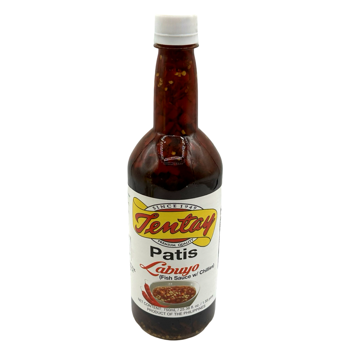 Tentay – Patis Labuyo – Fish Sauce w/ Chillies – 750 ML