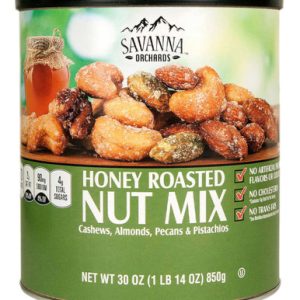 Savanna Orchards Gourmet Honey Roasted Nut Mix with Pistachios, 30 oz.