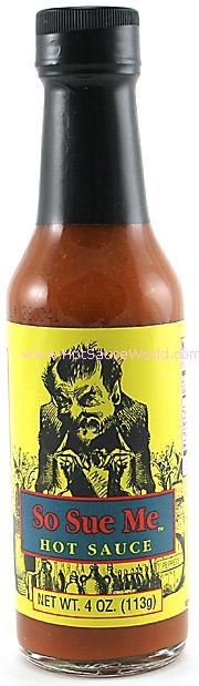 So Sue Me Hot Sauce, 5 oz.