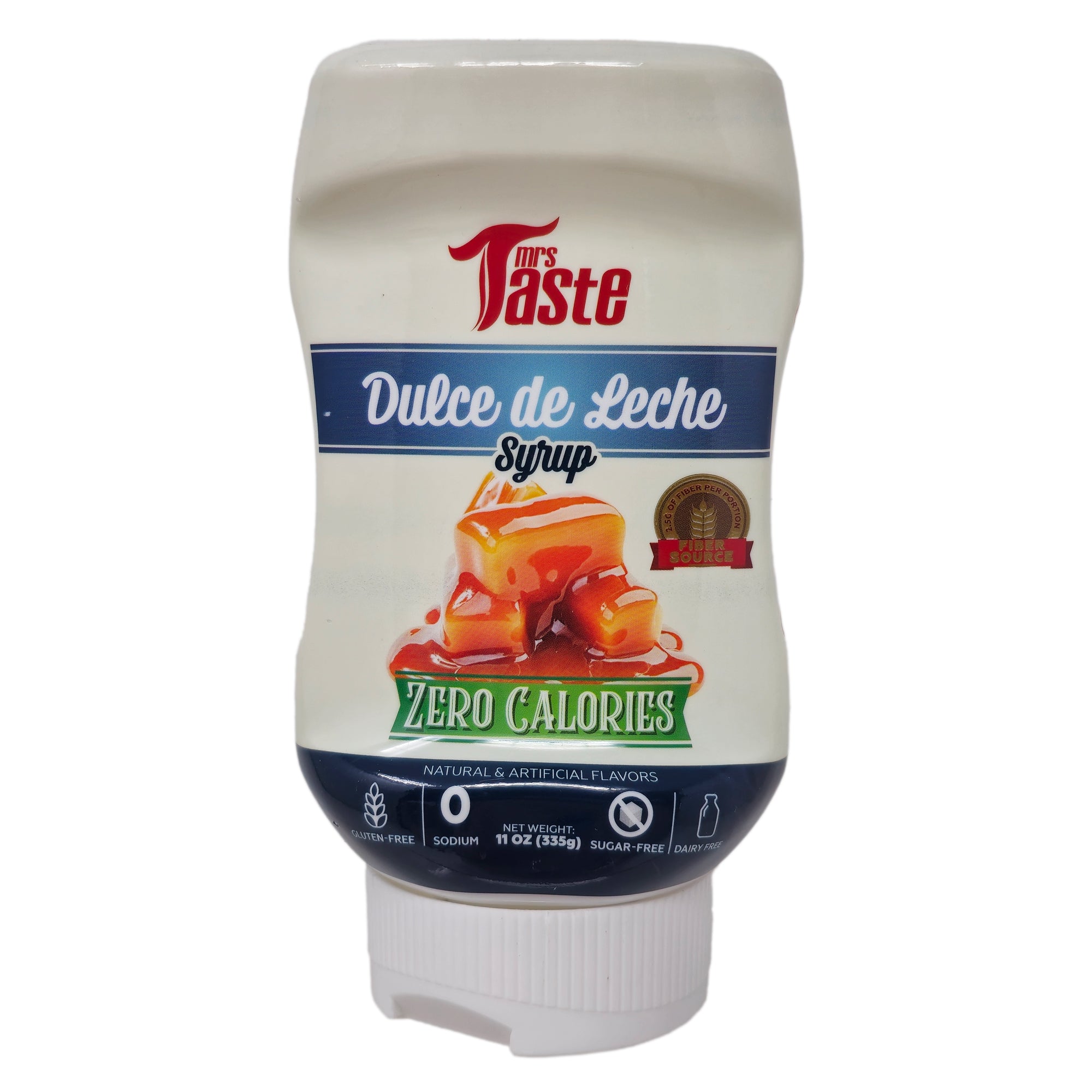 Mrs. Taste Zero Sodium Dulce de Leche Syrup – 11oz.