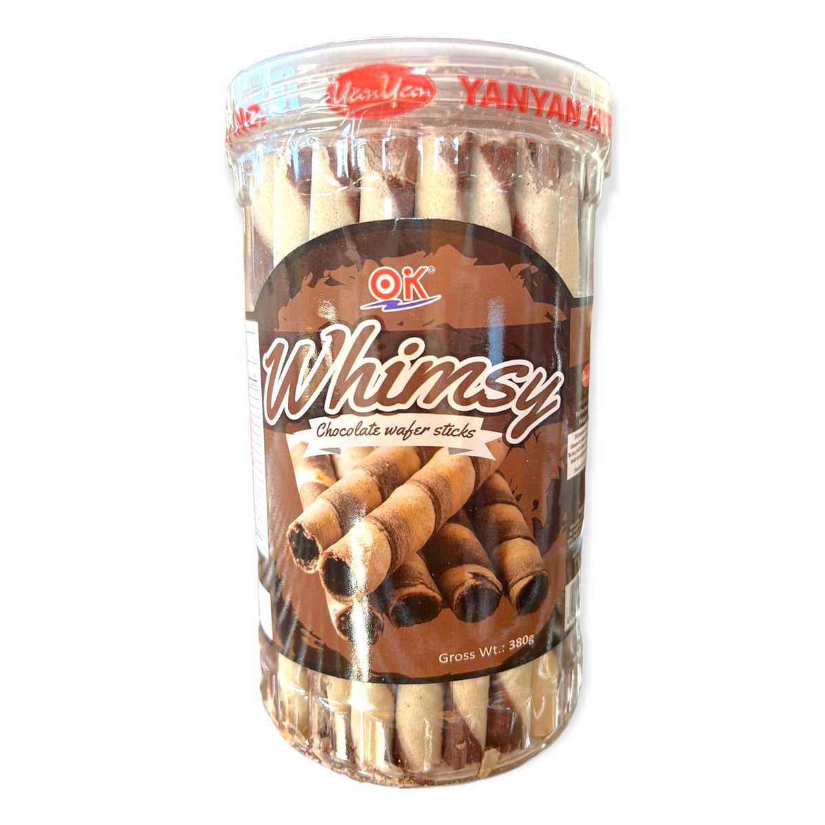 OK – Whimsy – Chocolate Wafer Sticks – 380 G