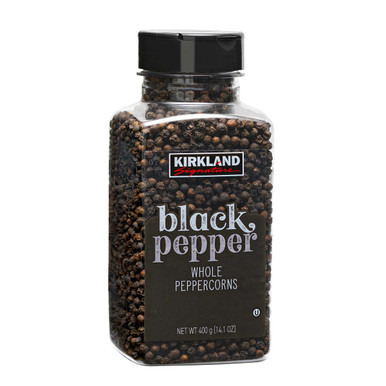 Kirkland Whole Black Peppercorn, 14.1 oz.