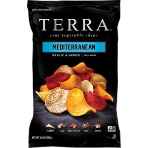 Terra Chips – Exotic Vegetable Mediterranean, 6.8 Oz | Pack of 12