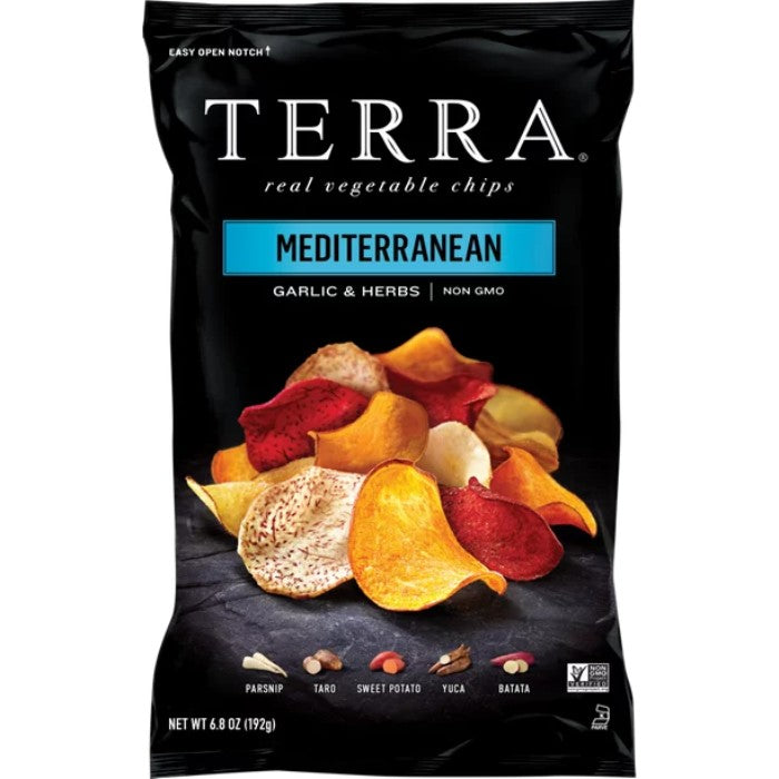 Terra Chips – Exotic Vegetable Mediterranean, 6.8 Oz | Pack of 12